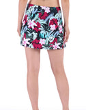 FULLFITALL - Chlorine Resistant A-Line Swim Skirt Flower