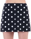 FULLFITALL - Chlorine Resistant A-Line Swim Skirt Polka Dots