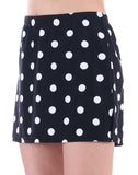 FULLFITALL - Chlorine Resistant A-Line Swim Skirt Polka Dots