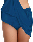 FULLFITALL - Chlorine Resistant A-Line Swim Skirt Lake blue