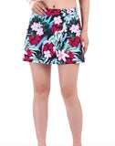 FULLFITALL - Chlorine Resistant A-Line Swim Skirt Flower