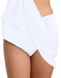 FULLFITALL - Chlorine Resistant A-Line Swim Skirt  White