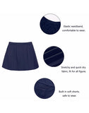 FULLFITALL - Chlorine Resistant A-Line Swim Skirt Navy