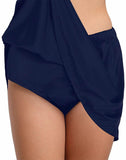 FULLFITALL - Chlorine Resistant A-Line Swim Skirt Navy