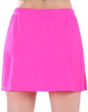 FULLFITALL - Chlorine Resistant A-Line Swim Skirt Rose