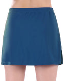 FULLFITALL - Chlorine Resistant A-Line Swim Skirt Lake blue