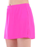 FULLFITALL - Chlorine Resistant A-Line Swim Skirt Rose