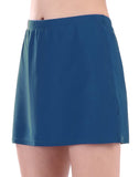 FULLFITALL - Chlorine Resistant A-Line Swim Skirt Lake blue