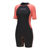 Women's 3mm Short Sleeve Shorts One-Piece Wetsuit