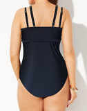 FULLFITALL - Black Cut One Piece Swimsuit