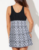 FULLFITALL - Tie Front V-Neck Swimdress