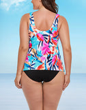 FULLFITALL - Multi Tropical Classic Tankini Set