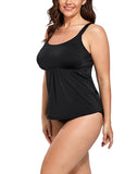 FULLFITALL - Black Flared Tankini Set