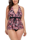 FULLFITALL - Gulf Halter Tankini Set