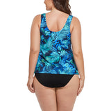 FULLFITALL - Blue Palms Classic Tankini Top