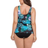 FULLFITALL - Green Palms Classic Tankini Top